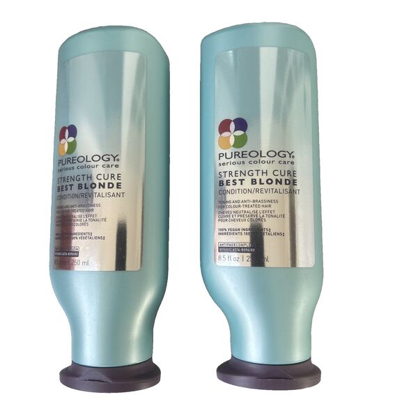 LOT of 2 x Pureology Strength Cure Best Blonde Conditioner 8.5 fl oz / 250 ml - Picture 3 of 3